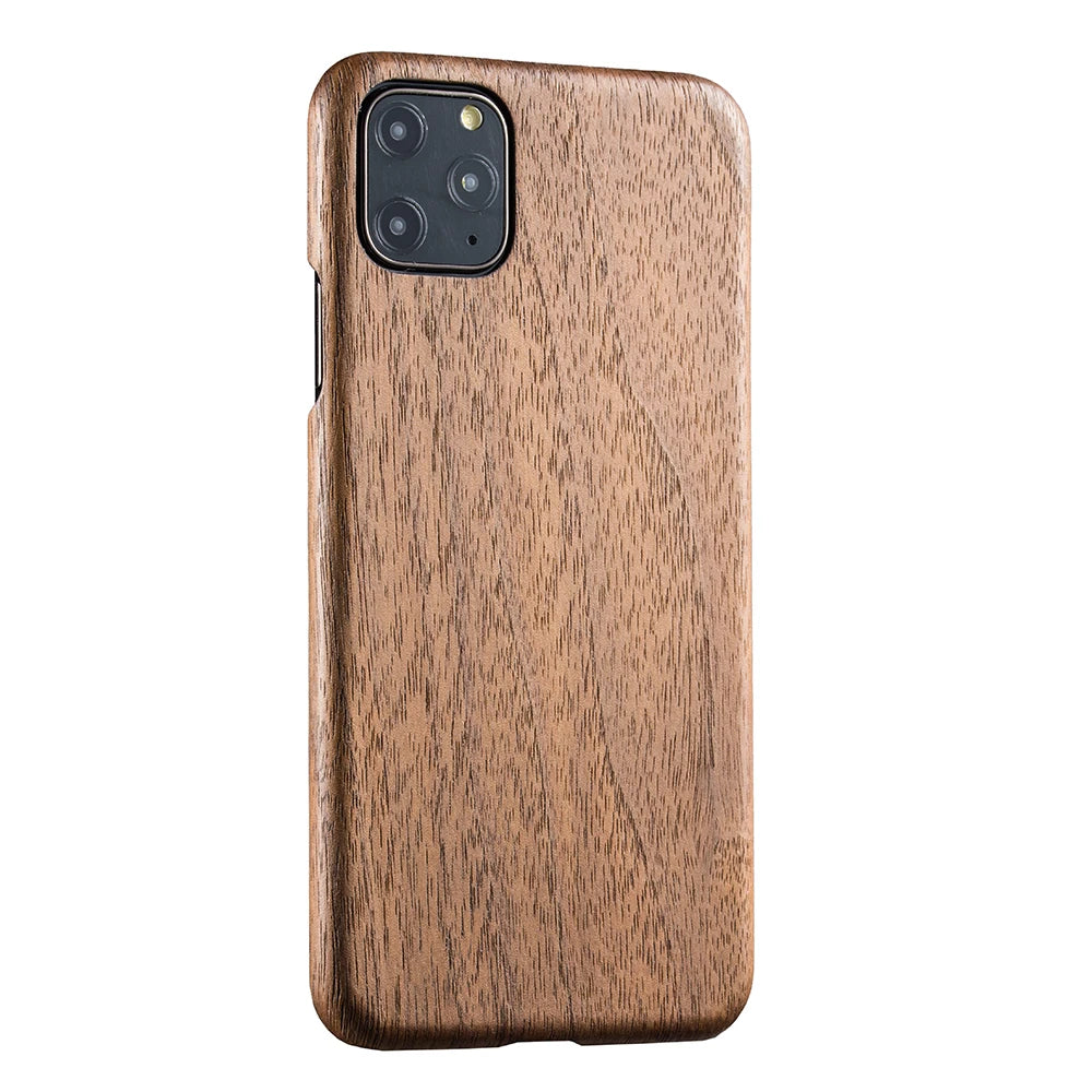 For iPhone 17 16 15 14 13 12 Pro Max 11 Pro Mini walnut Enony Rosewood MAHOGANY Real Wooden Vintage Back Hard Slim Case Cover